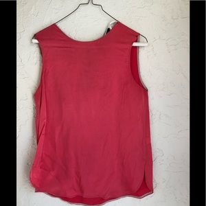 Pink sleeveless top
